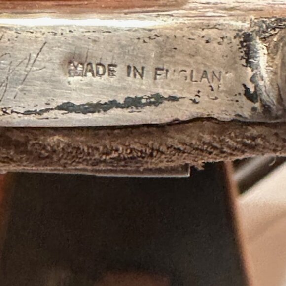 Antique Hallmarked Sterling Silver Oval Picture Frame - Picture 5 of 8